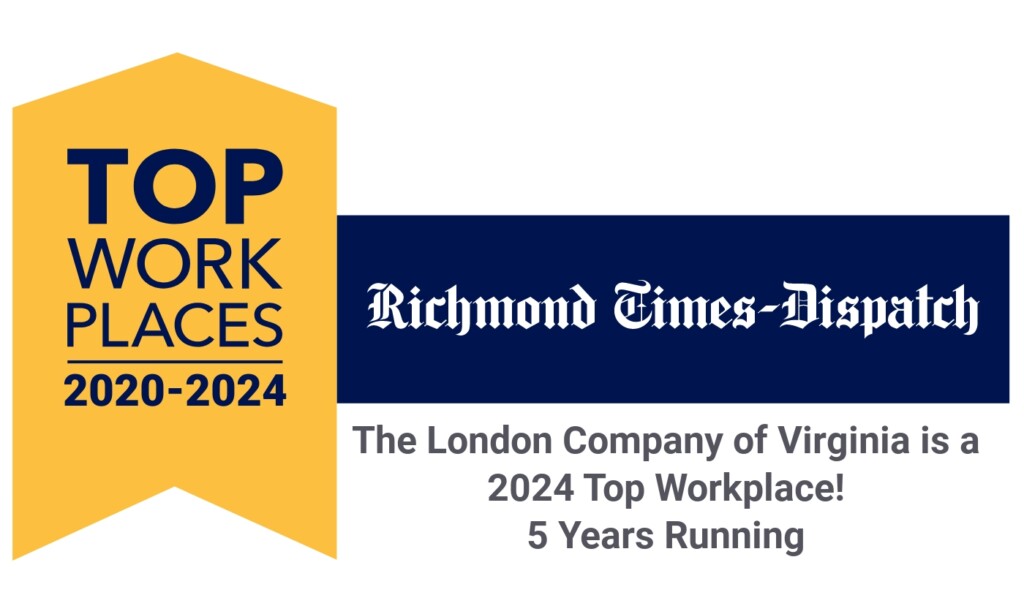 2020-2024 Top Workplaces Richmond Times-Dispatch, The London Company